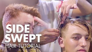 Side Swept Quiff Tutorial  Hairstyle Inspiration [upl. by Haelhsa831]