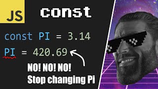 Const in JavaScript 🚫【3 minutes】 [upl. by Penhall700]