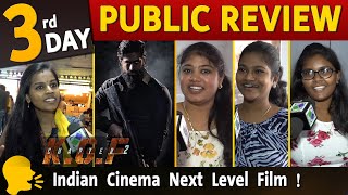 3rd Day KGF Chapter 2 Public Review  Yash  KGF2  KGF Chapter 2 Review [upl. by Anilehs]