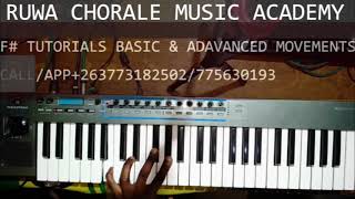 How to play Tinosimudza Maoko in key of F Piano Tutorial  Chikodzi Academy [upl. by Lenna]