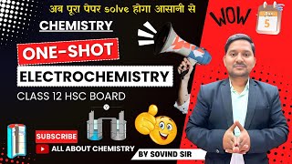 Electrochemistry One Shot Class 12th PYQs  HSC  Sovind Sir  All about Chemistry aacarmy [upl. by Nebra]