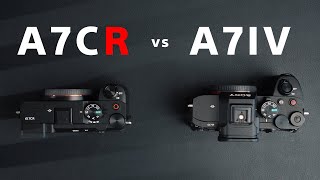 Hybrid camera battle Sony A7CR vs Sony A7IV [upl. by Sharyl]