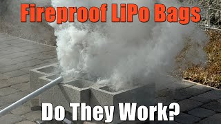 Burning LiPO Batteries • IMPORTANT LESSONS LEARNED • Do LiPO Bags Actually Work [upl. by Aicissej]