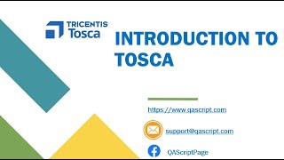 Tosca Tutorial  Lesson 1  Introduction To Tosca  What is Tosca  Codeless Automation Tool [upl. by Hiamerej]