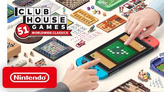 Clubhouse Games 51 Worldwide Classics  Announcement Trailer  Nintendo Switch [upl. by Shayn]