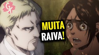 MENTIRAS e ATAQUE SURPRESA VEM AÍ Shingeki no Kyojin 4 Ep11 [upl. by Hsakiv]