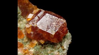 176581083507 GARNET var GROSSULAR amp DIOPSIDE  Norway Nordland Vefsn Toven blackorion666 [upl. by Suirauqed958]