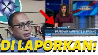 Siarkan Berita Hoaks Kampanye di Padang BPN akan Lap0rkan Metro TV ke Dewan Pers [upl. by Beauvais]