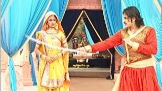 Jodha Akbar  Akbar faces trouble shooting a sword scene  UNCUT [upl. by Nonie]