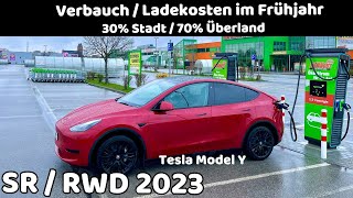 Reichweite Tesla Model Y SR RWD im Frühjahr  REAL und ungeschönt [upl. by Vil]