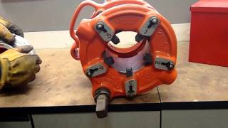 Ridgid 700 Pipe Threader Set with Ridgid 4PJ Threader and 774 Adaptoror [upl. by Flossie]