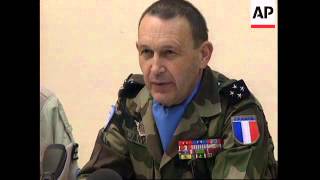 CROATIA NEW UN COMMANDER LIEUTENANT GENERAL BERNARD JANVIER [upl. by Tabatha420]