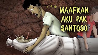 Tatapan Marah Pocong Pak Santoso HORORMISTERI  Kartun hantu Animasi Horor Cerita Misteri [upl. by Betteanne]