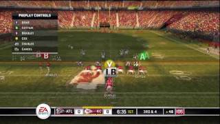 Madden NFL 10 alpha gameplay  HD quality  1st qtr [upl. by Tahmosh324]