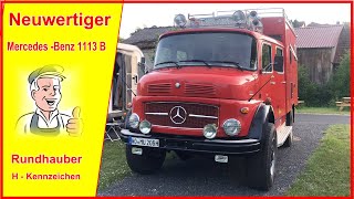 MercedesBenz 1113 B Rundhauber Fernreisemobil sagenhaft guter Zustand Roomtour mit Marcus [upl. by Bobinette833]