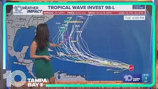 Tracking the Tropics Tropical wave is starting to organize [upl. by Amat]