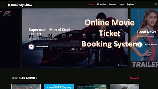 Movie ticket booking website in PHP and MySQL  OOP MVC [upl. by Naujid390]