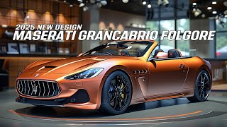 Unveiled 2025 Maserati GranCabrio Folgore A Revolution in Luxury [upl. by Eerazed]