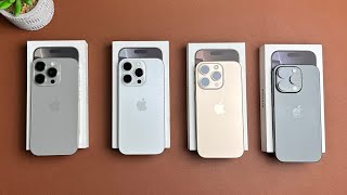 iPhone 16 Pro All Colors Unboxing and Color Comparison [upl. by Ahsiei68]