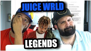 ALL LEGENDS FALL IN THE MAKING Juice WRLD  quotLegendsquot REACTION [upl. by Elleron]