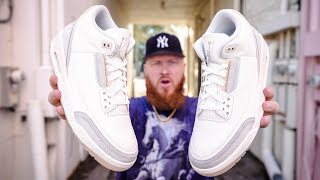 THE JORDAN 3 CRAFT IVORY ARE MY NEW FAVORITE SNEAKERS [upl. by Nosirrah]