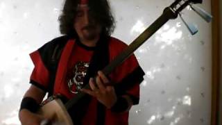 Purple Haze Japanese 3 stringed Shamisen [upl. by Nnyled]