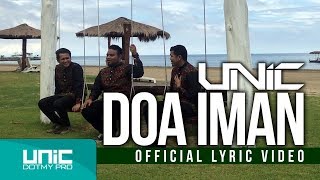 UNIC  DOA IMAN OFFICIAL LYRIC VIDEO ᴴᴰ [upl. by Lulita]