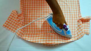 How to iron a dress shirt and fold perfectly  Wrinkle free dress shirtsiron shirt easy method [upl. by Gona]