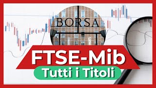 Analisi dei titoli del ftse mib  20 Luglio 2024 [upl. by Harbed]