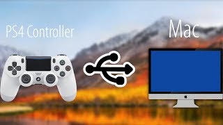 How to connect ps4 controller to macDualShock4Bluetooth [upl. by Lurline]