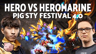 HERO vs HEROMARINE Cheesy Clown Fiesta  10000 PiGFest 40 Ro16 Bo5 PvT  StarCraft 2 [upl. by Nima]