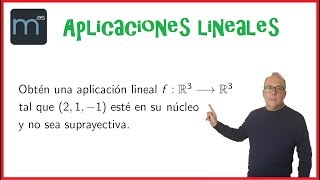 Cuestión sobre aplicaciones lineales Aplicación lineal con un vector en el núcleo [upl. by Airemaj449]