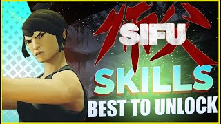 SIFU BEST SKILLS TO UNLOCK PERMANENTLY  SIFU Tips and Tricks [upl. by Ocihc]