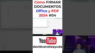 Cómo Firmar Documentos con Certificado Digital Adobe PDF  WORD  EXCEL 2024 shortvideo 04 [upl. by Notsecnirp]