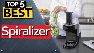 TOP 5 Best Spiralizers  Today’s Top Picks [upl. by Oiram]