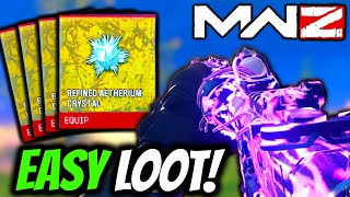 EASY LOOT FARMING GUIDE Crystals Schematics Perks amp More MW3 Zombies [upl. by Atinat611]