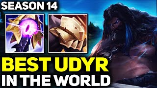 RANK 1 BEST UDYR IN SEASON 14  AMAZING GAMEPLAY  League of Legends [upl. by Lohse]