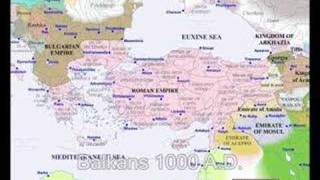 Historical maps of the Balkans 1 AD  2000 AD [upl. by Yemaj173]