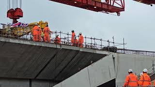 HS2 completes the Colne Valley Viaduct [upl. by Binky]