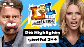 Die Highlights der dritten und vierten LOL Staffel 🎤🏆  Last One Laughing Recap [upl. by Ahsuoj934]