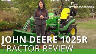 John Deere 1025R tractor 2018 review [upl. by Lewiss]