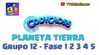 CodyCross Planeta Tierra Grupo 12 Fase 1 2 3 4 5 [upl. by Adranoel]