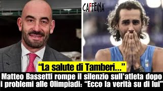 “La salute di Tamberi” Bassetti rompe il silenzio sullatleta dopo i problemi alle Olimpiadi [upl. by Cirred920]