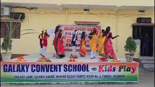 chhath puja program in galaxy convent school sasaram [upl. by Fromma]