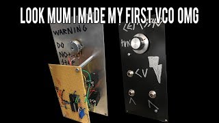 Synth Voltage Controlled Oscillator 1voct tracked DIY how to [upl. by Ayitahs873]