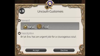 PC FFXIV 70  ROLE1  Uncouth Customers Lv90 [upl. by Sydney]