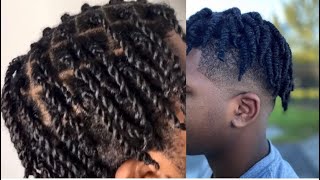 How To Two Strand Twist Men Grow Longer Hair Faster [upl. by Dnar854]