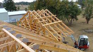 Lesson on cross angled diagonal bracing trusses [upl. by Tabor]