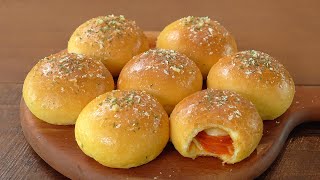 마늘향을 품은 페퍼로니 갈릭피자 만들기  재료는 간단한데 정말 맛있어요  Garlic Pizza Recipe Pizza Bombs Pepperoni Pizza [upl. by Itsyrk]