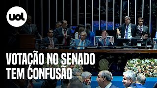 Eleição no Senado tem bateboca após divergência sobre revelação do voto [upl. by Walls573]